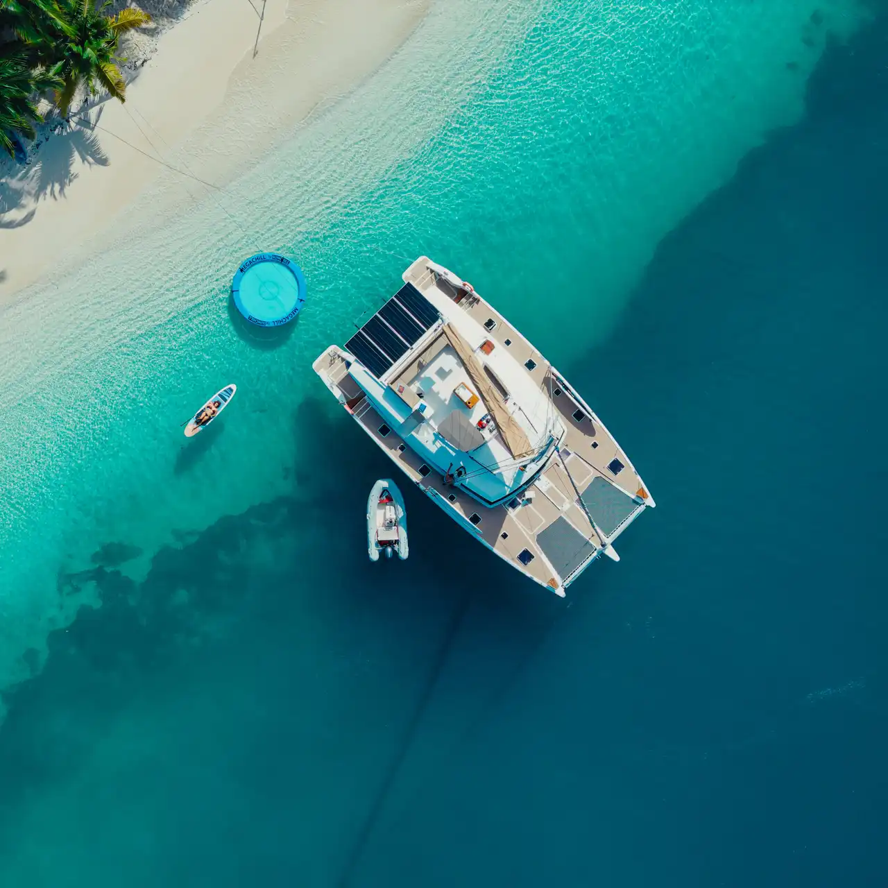 Aerial view San Blas island