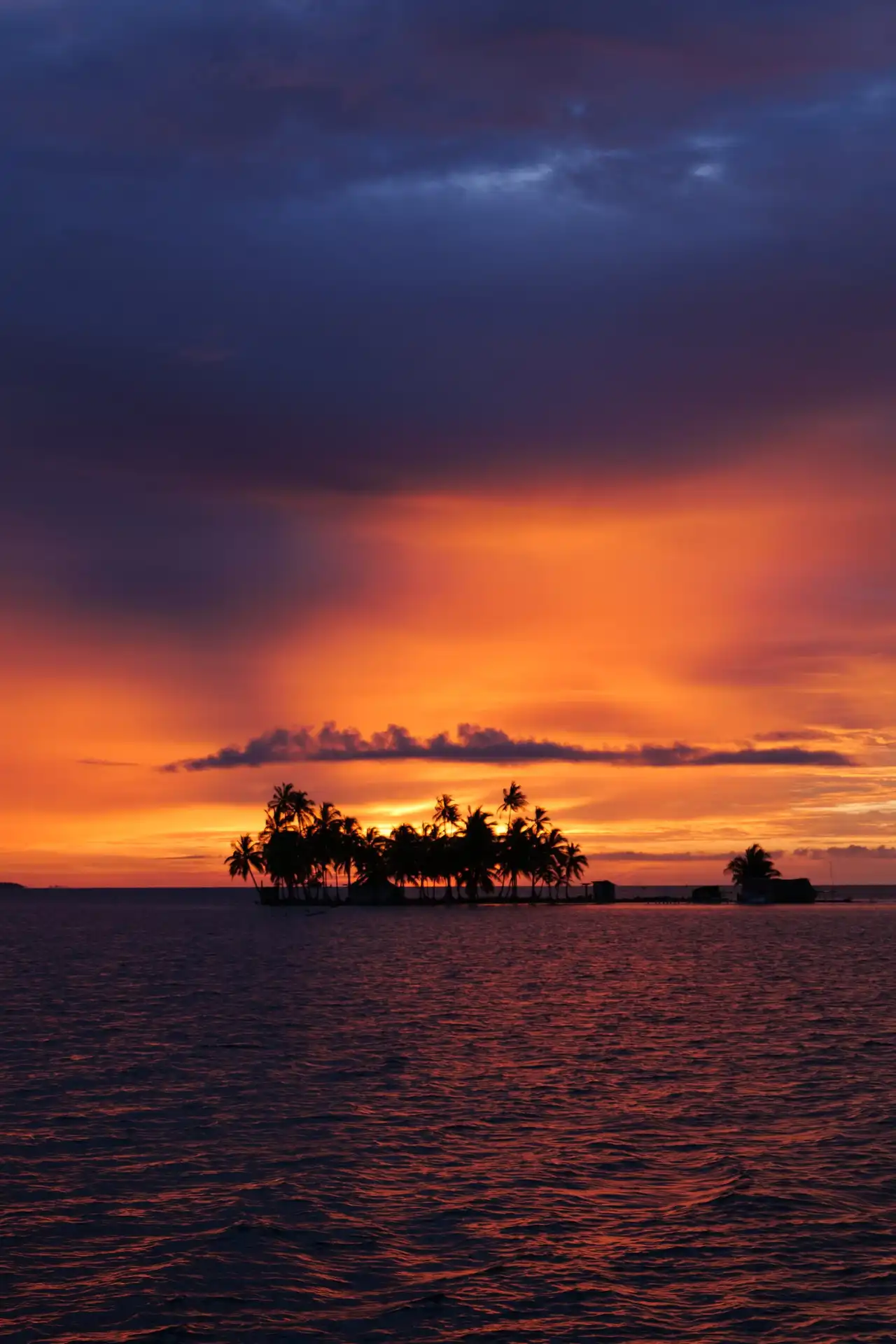 Sunset in San Blas Islands