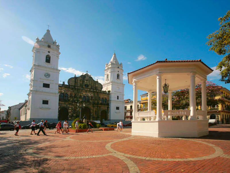 Plaza de la Independencia in Casco Viejo, Panama City